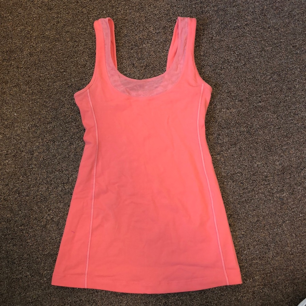 Orange Lululemon Tank